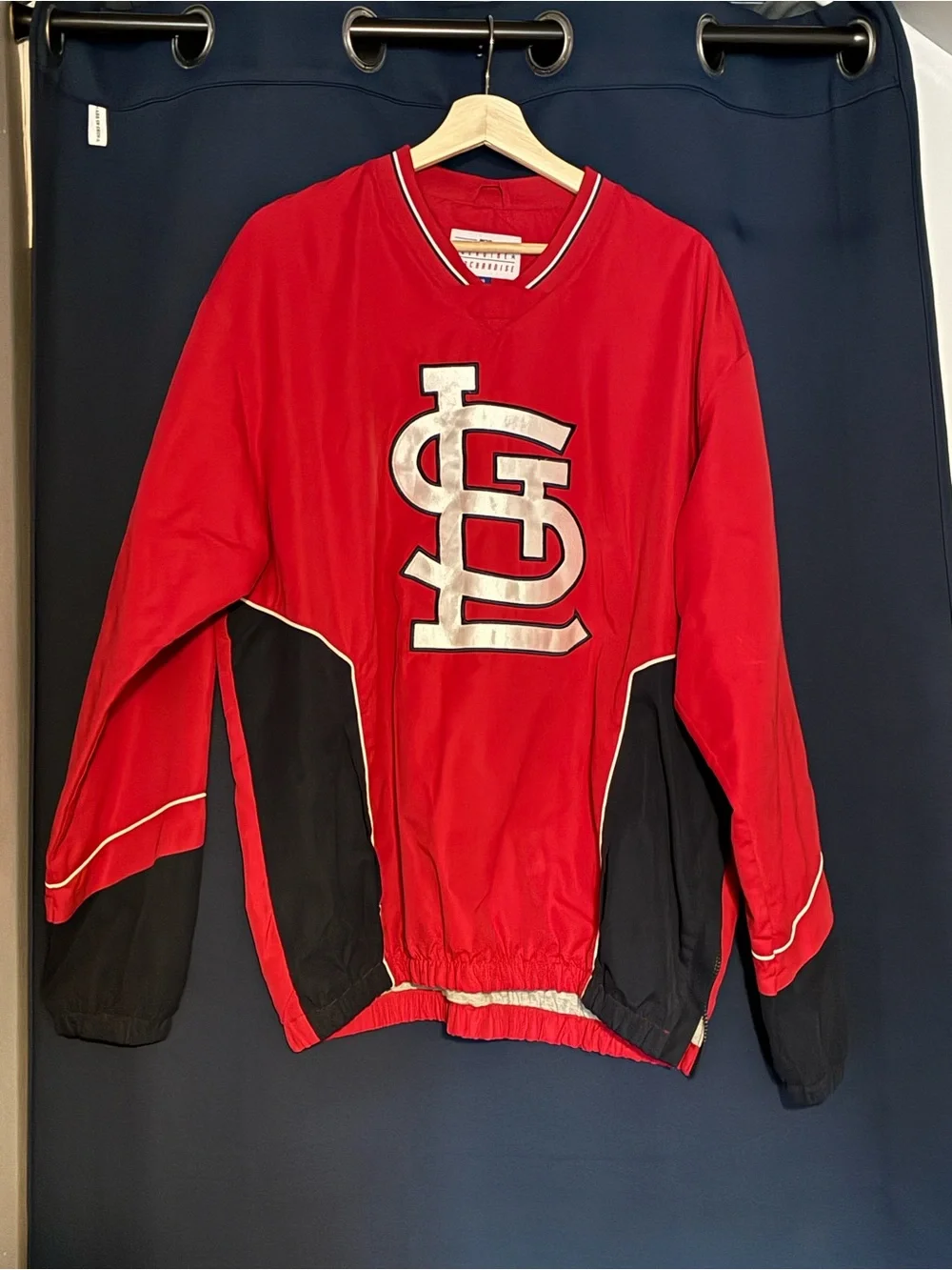 St Louis Cardinals Pull Over Jacket - Size L